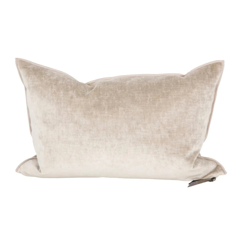 COUSSIN VELOURS ROYAL CIMENT 40x60 CM - MAISON DE VACANCES