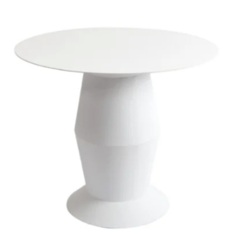 TABLE BASSE UPSIDE OVALE BLANCHE - MAISON DE VACANCES