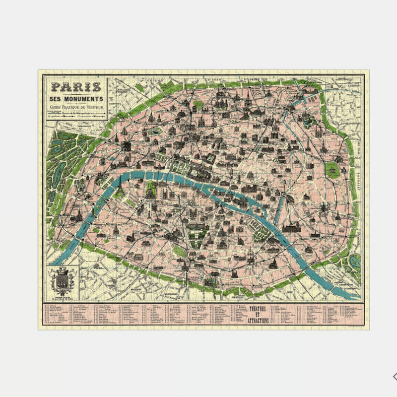 PUZZLE PLAN DE PARIS