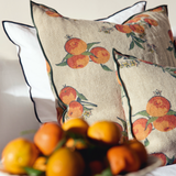 COUSSIN LIN WABI SABI LES ORANGES 40x60 CM - MAISON DE VACANCES