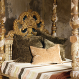 COUSSIN CHENILLE VISCONTI BRONZE 50x50 MAISON DE VACANCES