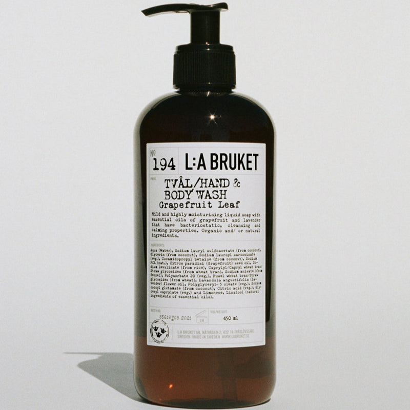 NETTOYANT MAINS ET CORPS GRAPEFRUIT LEAD 194 L:A BRUKET