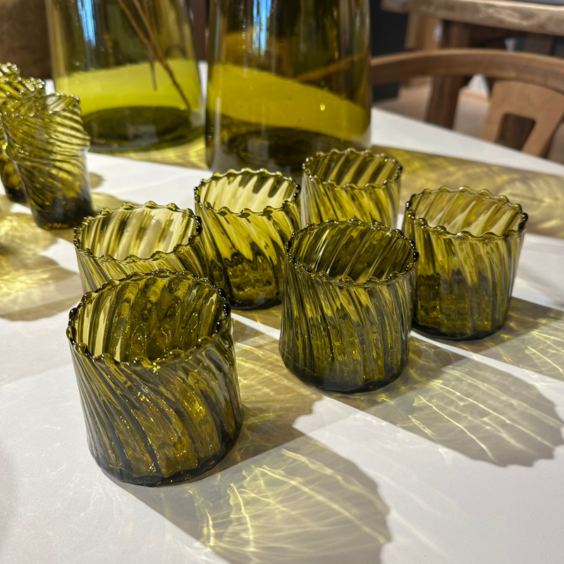 VERRE FAR 7 TWIST MARRON - LE VERRE BELDI