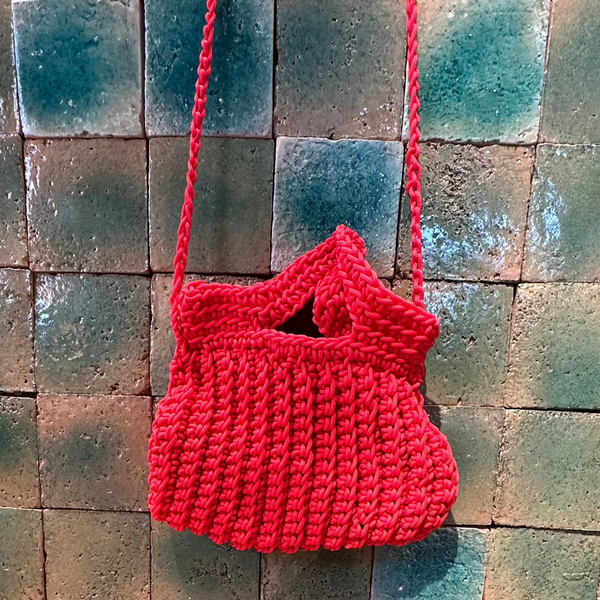 SAC CROCHET CORAIL