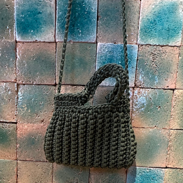 SAC CROCHET KAKI