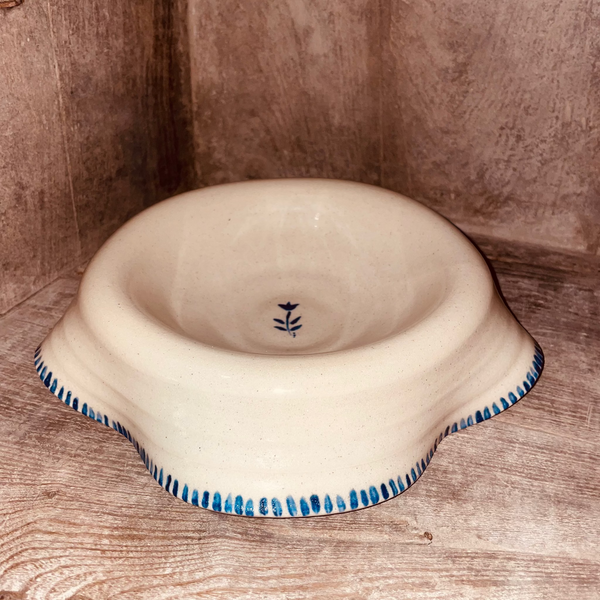 VIDE POCHE / CENDRIER / GAMELLE - FLEUR BLEUE