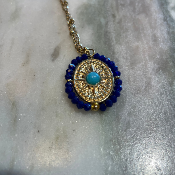 SAUTOIR SUNRISE COBALT