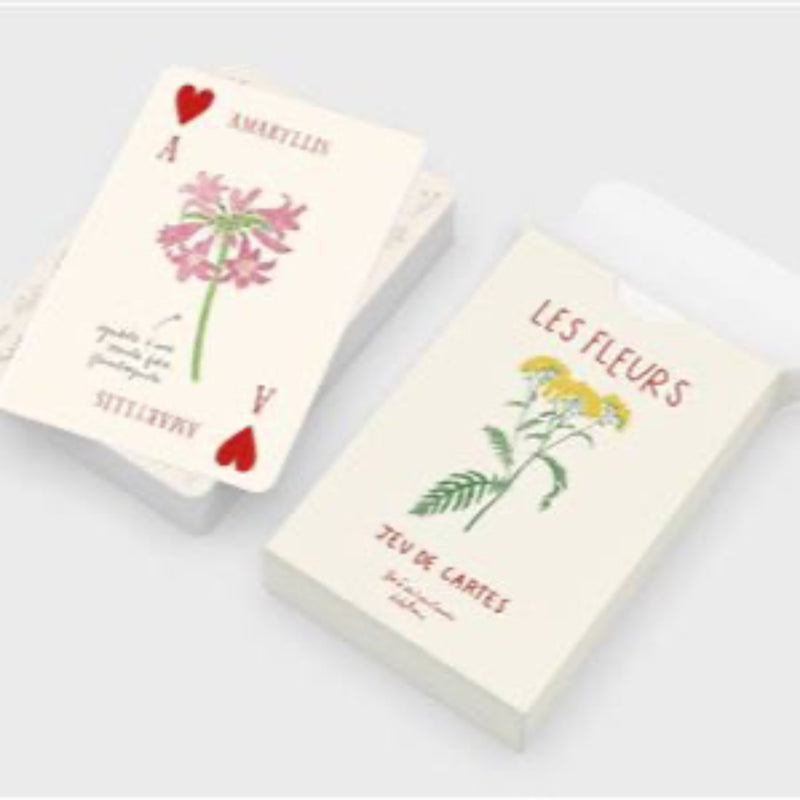 JEU DE CARTES LES FLEURS - ZOE DE LAS CASES
