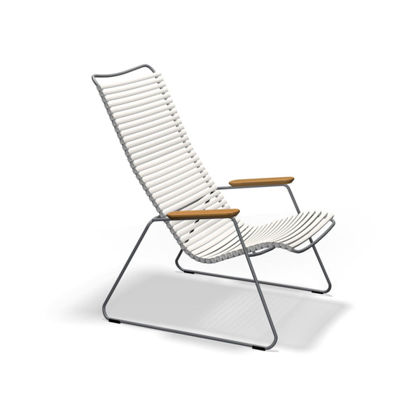 CHAISE CLICK LOUNGE CHAIR ACCOUDOIRS BAMBOU - HOUE