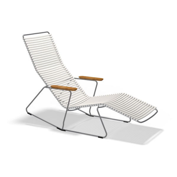 CHAISE LONGUE CLICK SUNROCKER MUTED WHITE - HOUE