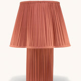 LAMPE MYRA EN SOIE BRONZE - GRAND MODÈLE