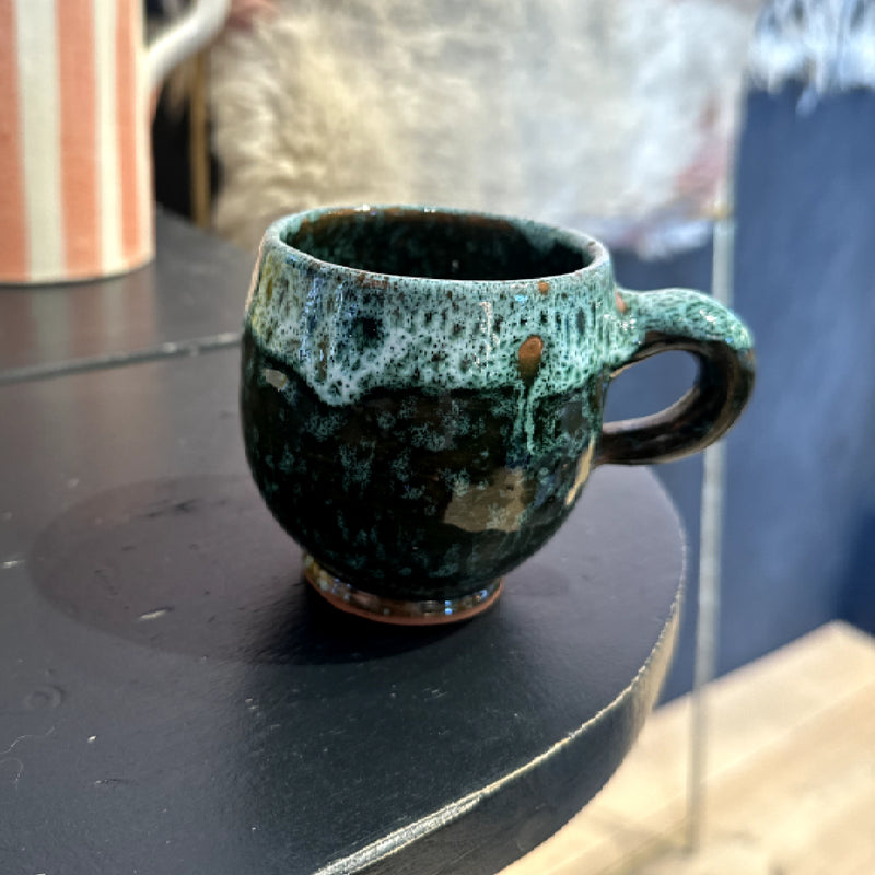 TASSE A CAFÉ VERT/TURQUOISE