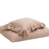 COUSSIN LIN LAVÉ SHAKER CALISSON 30X40 - MAISON DE VACANCES