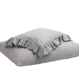 COUSSIN LIN LAVÉ SHAKER NUAGE 30X40 - MAISON DE VACANCES