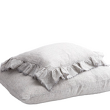COUSSIN LIN LAVÉ SHAKER STONE 30X40 - MAISON DE VACANCES