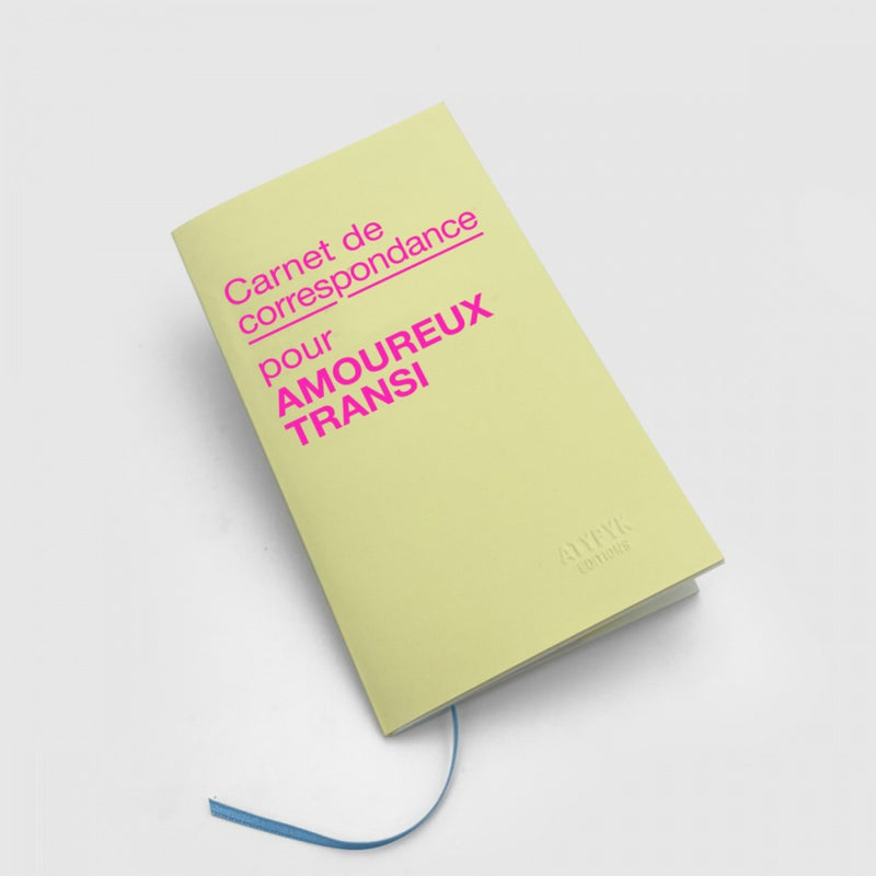 CARNET DE CORRESPONDANCE POUR AMOUREUX TRANSI