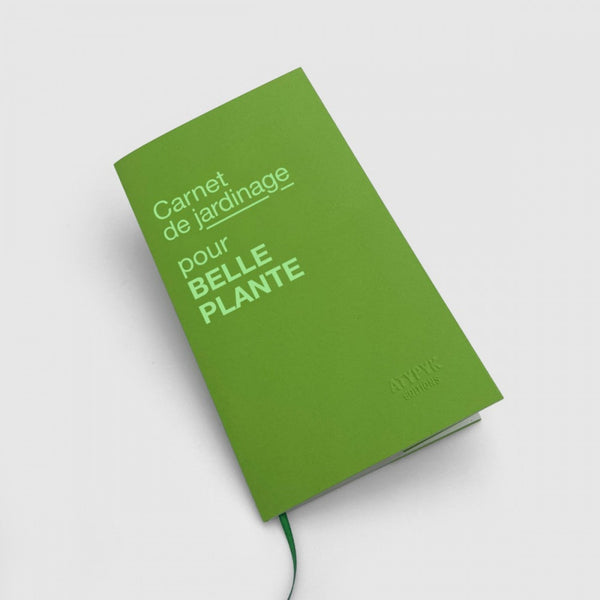 CARNET DE JARDINAGE POUR BELLE PLANTE