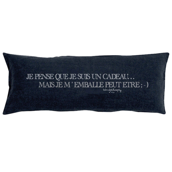 COUSSIN SMOOTHIE CADEAU CHARBON - BED AND PHILOSOPHY