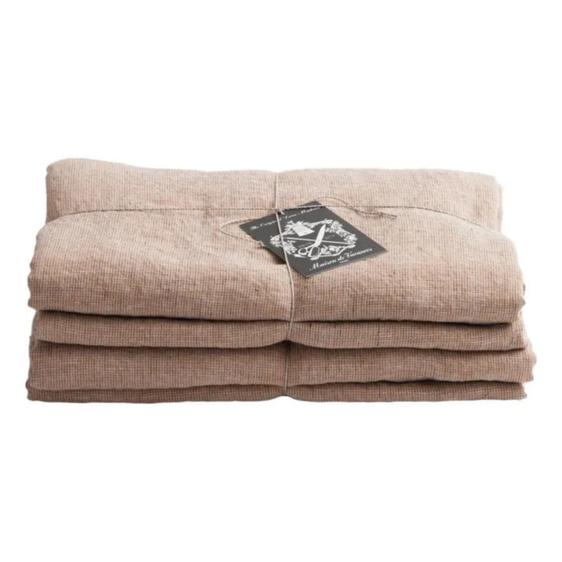 HOUSSE DE COUETTE BASIC LIN LAVÉ SHAKER CALISSON 260X240 CM - MAISON DE VACANCES