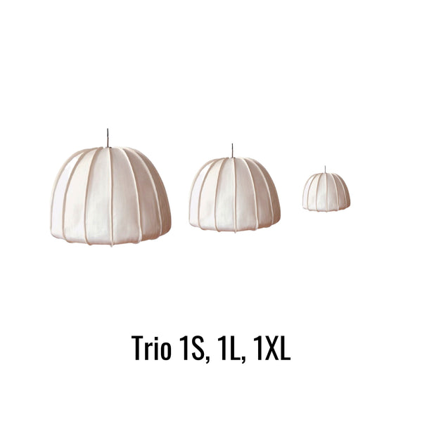 Suspensions papier - Trio 1S, 1L, 1XL
