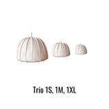 Suspensions papier - Trio 1S, 1M, 1XL