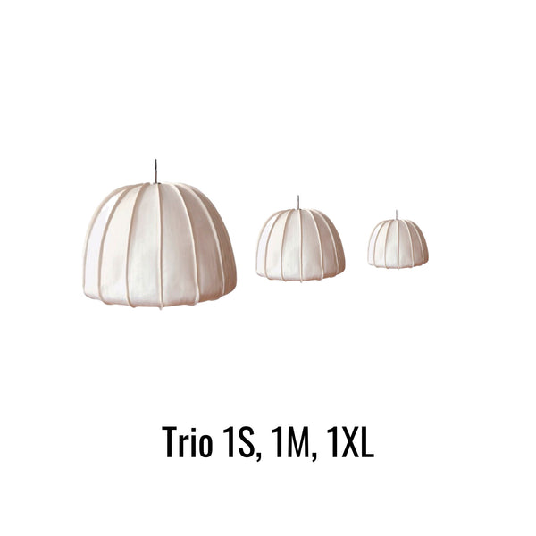 Suspensions papier - Trio 1S, 1M, 1XL