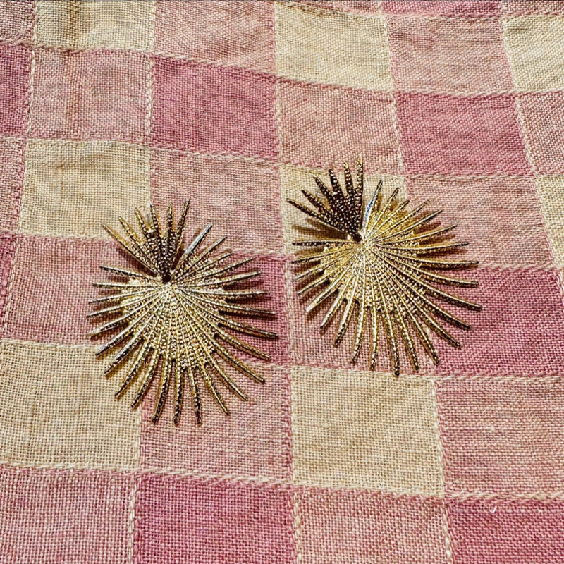 BOUCLES D'OREILLES COEUR DORÉ