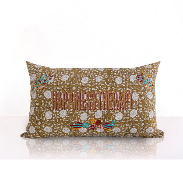 COUSSIN HAPPINESS THERAPY OLIVE - 30x50 - JAMINI