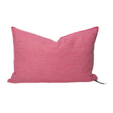 COUSSIN LIN LAVÉ FROISSÉ BONBON GIVRÉ 40X60 - MAISON DE VACANCES