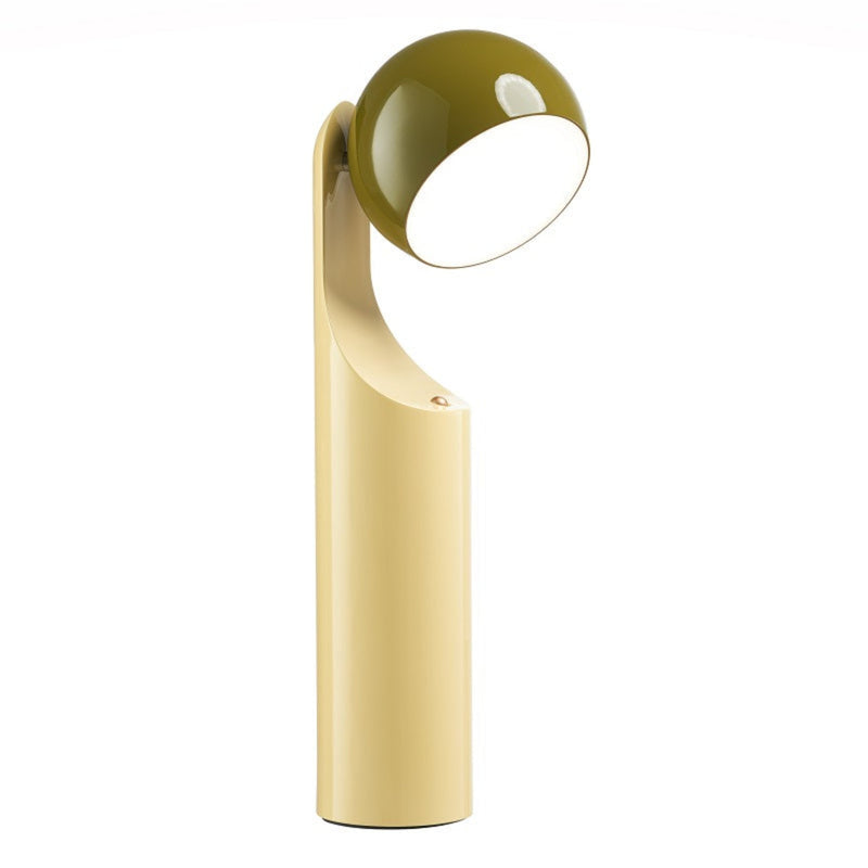 LAMPE MONO AUTONOME VERT OLIVE ET JAUNE