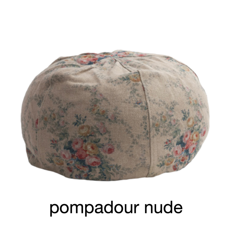 POUF BULLE WABI SABI POMPADOUR NUDE 40x60 CM - MAISON DE VACANCES