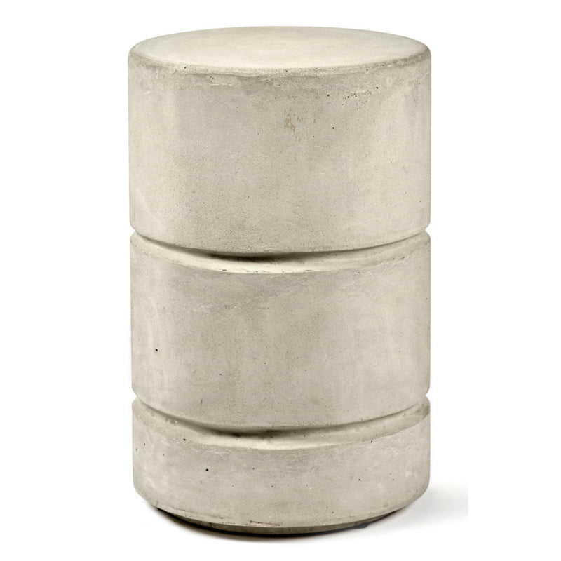 TABOURET ROND EN BÉTON GRIS - SERAX