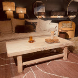 TABLE BASSE EN ORME 146x66cm