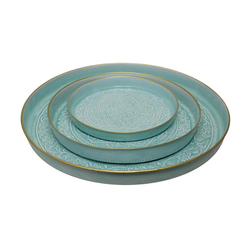 PLATEAU BERBERE CELADON PETIT MODELE