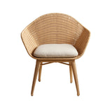 FAUTEUIL EN  OSIER ET ACIER - OUTDOOR - CFOC