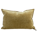 COUSSIN CHENILLE VISCONTI CHARTREUSE 50x50 MAISON DE VACANCES