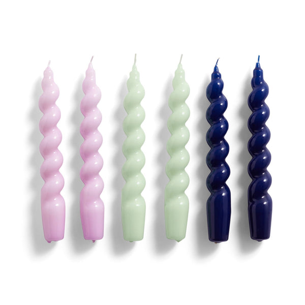 CIERGES TOSADES 6PCS LILAS