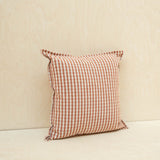 COUSSIN HAVANA VICHY BRIQUE 50x50cm