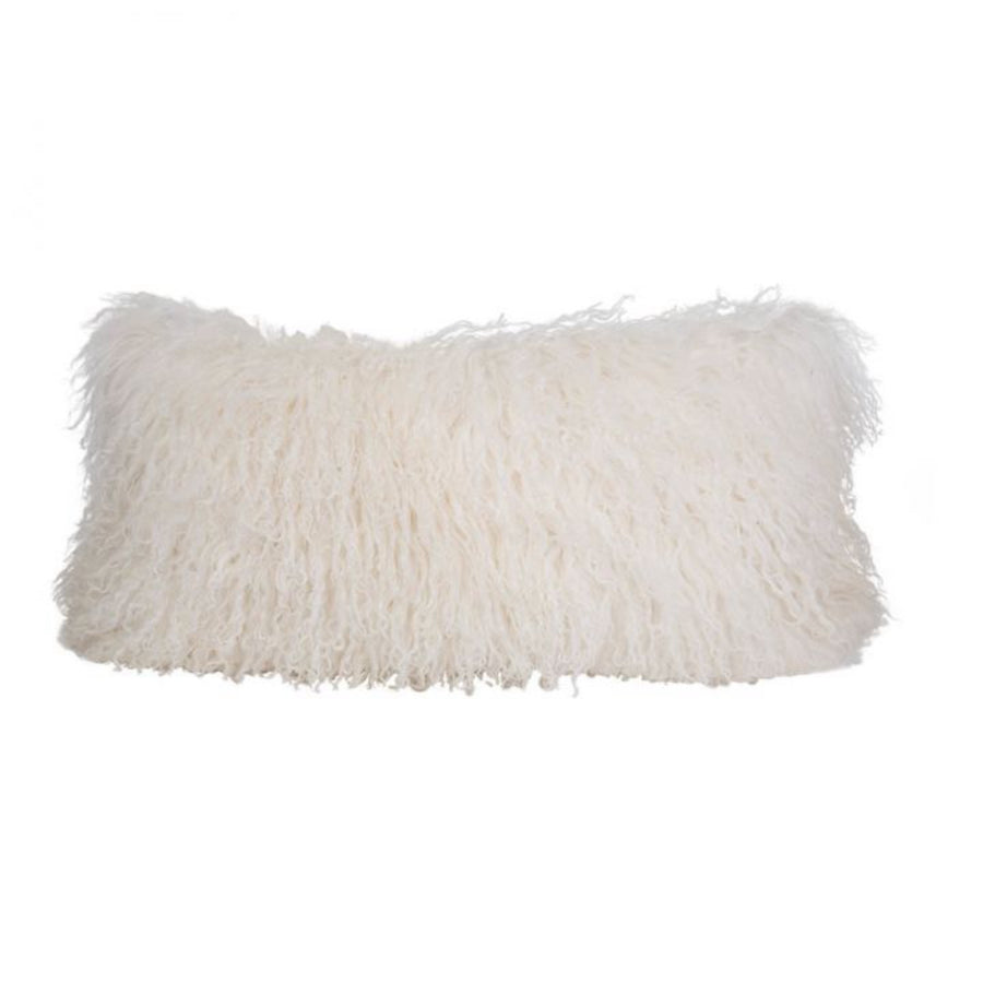 COUSSIN CHEVRE DU TIBET BLANC 25x50 - MAISON DE VACANCES