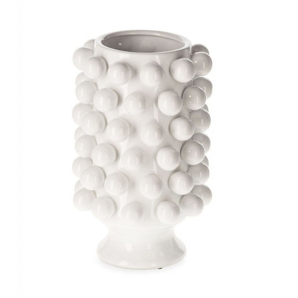 VASE GRAPPE BLANC GM